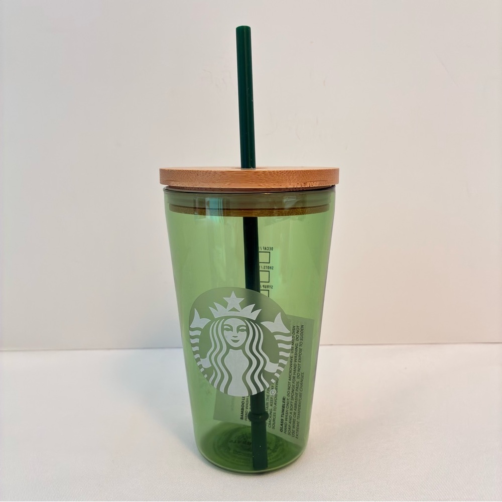 Starbucks Matcha Glass Cold Cup Spring 2026 Collection Green New With Tag